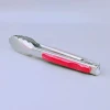 Wholesale of stainless steel food tongs, barbecue tongs, kitchen bread tongs, hotel food tongs and steak tongs details Picture